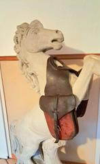 dik lederen zadeltassen voor over knop van zadel., Dieren en Toebehoren, Ophalen of Verzenden, Gebruikt