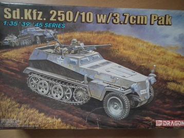 Dragon 6139, Sd Kfz 250/10 w 3,7 cm PaK 1/35