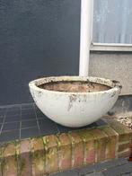 Grote witte bloembak XL 60 cm doorsnede!, Ophalen, Rond, Kunststof