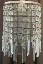 Kristallen hanglampen - set van 3 stuks, Huis en Inrichting, Ophalen of Verzenden, Zo goed als nieuw, Metaal, Minder dan 50 cm