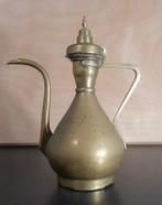 Antieke koperen kan 33 cm hoog met keurmerken decoratief, Ophalen of Verzenden, Koper