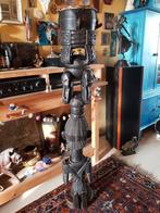 Zeldzame antieke Igbin drum uit Afrika Yoruba Nigeria 137 cm, Antiek en Kunst, Ophalen