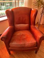 Lederen stoel, Huis en Inrichting, Fauteuils, Ophalen of Verzenden