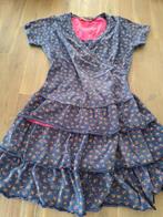 Jurk, paars/blauw, korte mouwen, merk Hema, maat 134/140, Kinderen en Baby's, Kinderkleding | Maat 134, Gebruikt, Meisje, Ophalen of Verzenden