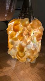 Schelpen lamp oosters design, Huis en Inrichting, Lampen | Hanglampen, Ophalen, Zo goed als nieuw, Minder dan 50 cm