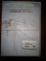 coldplay live 2003 dvd, Alle leeftijden, Ophalen of Verzenden, Zo goed als nieuw