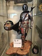 Mandalorian Sideshow Premium format statue, Ophalen of Verzenden, Zo goed als nieuw, Beeldje of Buste
