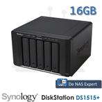 Synology DiskStation DS1515+ 16GB refurbished met DSM 7.2.2!, Computers en Software, NAS, Info@synology.com, Synology, Refurbished