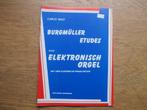 Carlo west burgmüller etudes voor elektronisch orgel, Muziek en Instrumenten, Bladmuziek, Ophalen of Verzenden, Klassiek, Orgel