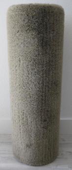 Kussen / Rolkussen bruin-taupe met rits 80x ø 26 cm, Ophalen of Verzenden, Bruin, Cilindervormig