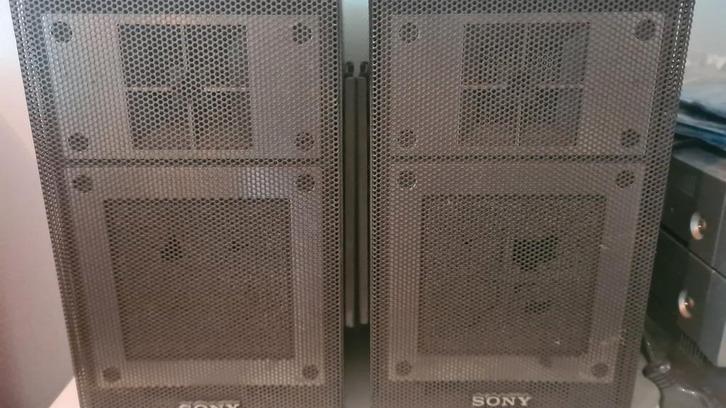 Sony SS-78 Speakers - Vintage Topstukken!, Audio, Tv en Foto, Luidsprekers, Gebruikt, Front, Rear of Stereo speakers, Minder dan 60 watt