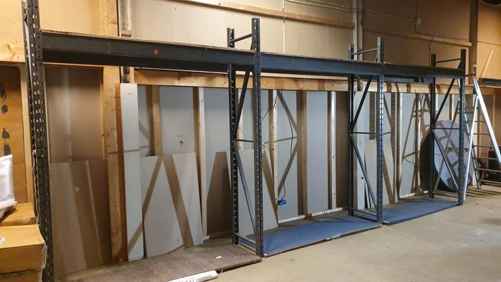 35/18 meter zware stelling 250/270cm hoog, Zakelijke goederen, Kantoor en Winkelinrichting | Magazijn, Stelling en Opslag, Ophalen