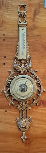 oude messing barometer, Gebruikt, Ophalen of Verzenden