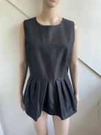 Essentiel Antwerp peplum top maat 42 zwart lichte glans, Zwart, Maat 42/44 (L), Ophalen of Verzenden, Zo goed als nieuw