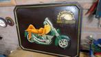 Oud vintage reclame bord Harley Davidson, Ophalen