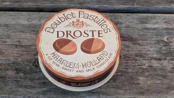 Droste Haarlem Chocolade Cacao Pastilles Doos geen Blik beschikbaar voor biedingen