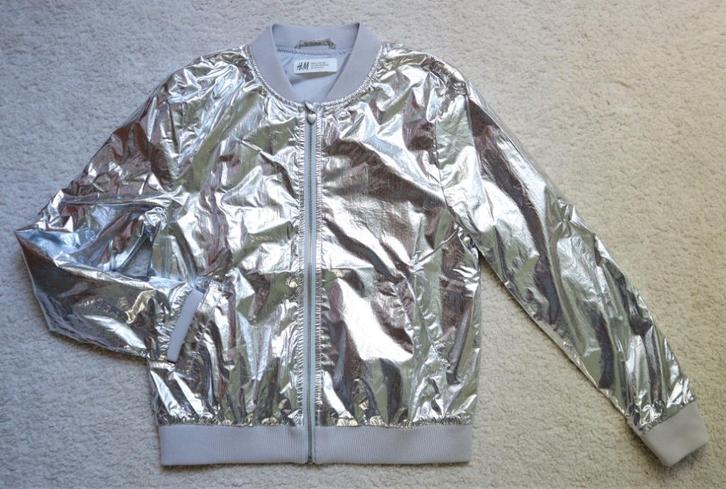 Nieuw! H&M Pilotenjack, maat 140, Kinderen en Baby's, Kinderkleding | Maat 140, Nieuw, Meisje, Jas, Ophalen of Verzenden