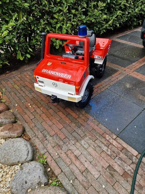 Brandweerauto, Kinderen en Baby's, Speelgoed | Buiten | Accuvoertuigen, Zo goed als nieuw, Ophalen