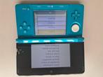 3DS turqoise, Spelcomputers en Games, Ophalen, Met games, Blauw, 3DS