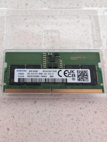 Samsung 8GB DDR5 SO-DIMM Laptop Geheugen beschikbaar voor biedingen