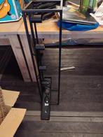 Zwarte Stalen Hanglamp - 1 Meter, Ophalen, 100 tot 150 cm, Zo goed als nieuw, Metaal
