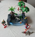 Playmobil 4463 + 4465, 4 kaaimannen en 2 dierenverzorgers, Ophalen of Verzenden, Gebruikt