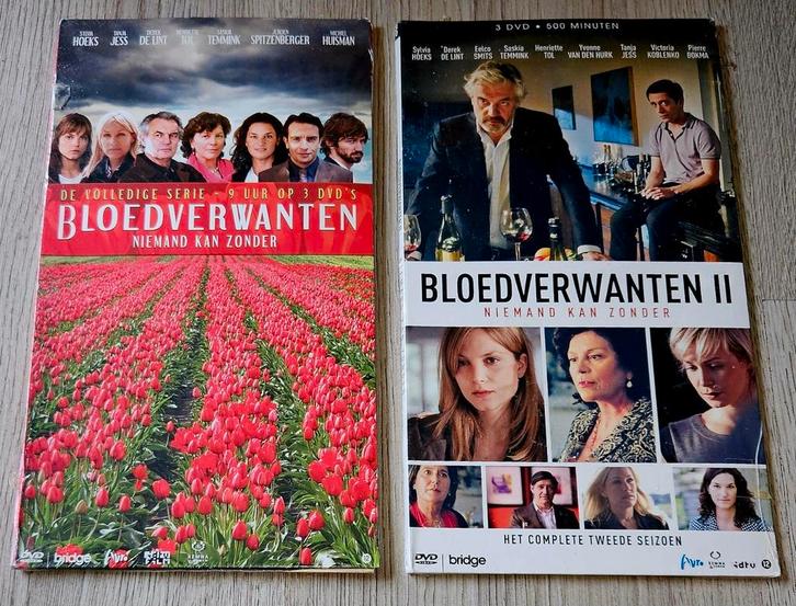 Bloedverwanten - 2x DVD Boxset - Seizoen 1 & 2, Cd's en Dvd's, Dvd's | Tv en Series, Zo goed als nieuw, Drama, Boxset, Vanaf 12 jaar
