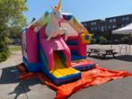 Unicorn springkussen te huur, Ophalen of Verzenden, Zo goed als nieuw, Verjaardag