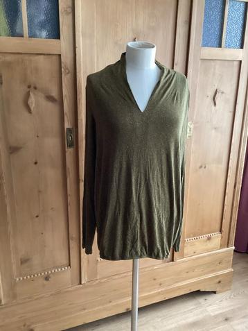 Groene trui met lange mouwen top shirt L 44 als nieuw beschikbaar voor biedingen