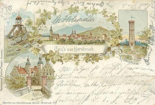 (701-273-029) Hersbruck Litho, Verzamelen, Ansichtkaarten | Buitenland, Duitsland, Verzenden