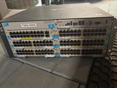 HP e5406 zl Switch poe ProCurve  Gigabit switch 140x poorten, Computers en Software, Netwerk switches, Zo goed als nieuw, Ophalen