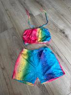 Bikini regenboog 140, Kinderen en Baby's, Kinderkleding | Kinder-zwemkleding, Gebruikt, Bikiniset, Maat 140, Verzenden
