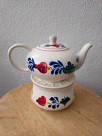 Royal Boch Boerenbont Theepot & Theelichthouder, Huis en Inrichting, Keuken | Keukenbenodigdheden, Ophalen of Verzenden, Zo goed als nieuw