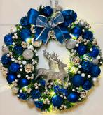 Prachtige kerstkrans met rendier., Ophalen of Verzenden, Nieuw