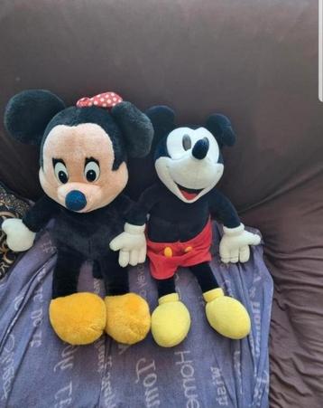 Mickey Mouse en Minnie Mouse 55 cm groot bieden  beschikbaar voor biedingen