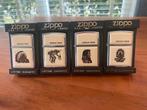 4X Zippo (set) American Indian, indiaan, Ultralite, 1992, Ophalen of Verzenden, Zo goed als nieuw, Aansteker