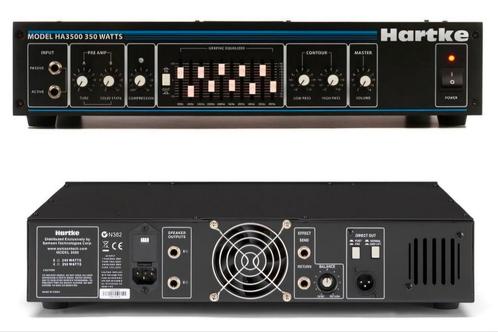 Hartke Basversterker model 3500 - 350Watt in goede staat, Muziek en Instrumenten, Versterkers | Keyboard, Monitor en PA, Gebruikt