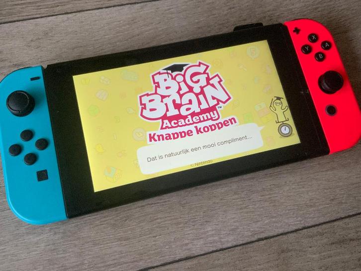 Big Brain Academy Knappe Koppen voor de Nintendo Switch, Spelcomputers en Games, Games | Nintendo Switch, Zo goed als nieuw, Puzzel en Educatief