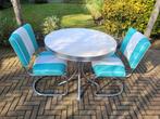 Bel Air 2 stoelen + Amerikaanse diner tafel fifties sixties, Huis en Inrichting, Stoelen, Ophalen, Zo goed als nieuw, Amerikaanse fifties sixties retro