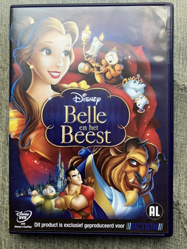 Belle En Het Beest, Tekenfilm, Ophalen of Verzenden, Zo goed als nieuw, Alle leeftijden