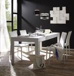 tafel wit hoogglans 180 cm NIEUW VOORRAAD, Nieuw, Vijf personen of meer, 150 tot 200 cm, Rechthoekig