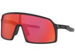 Oakley Sutro S fietsbril - Prizm trail torch (nieuwe lens!), Zonnebril, Zwart, Ophalen of Verzenden, Zo goed als nieuw