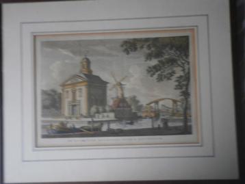 Episcopale Kerk Rotterdam, mooie kleuren gravure beschikbaar voor biedingen