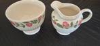 Suikerpotje & melkkannetje Wedgewood Rosalind, Huis en Inrichting, Keuken | Servies, Ophalen, Overige typen, Zo goed als nieuw