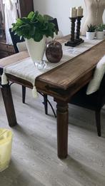 Koloniale eettafel, Ophalen, Gebruikt, 50 tot 100 cm, 150 tot 200 cm