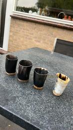 Koe hoorn bekers, Ophalen of Verzenden, Zo goed als nieuw, Wild dier, Overige typen