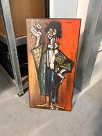 Rosy Fernandez-Diaz Clown met Margriet (1957) Retro Schilder, Ophalen