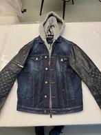 Dsquared jacket/leer orgineel maat 50 heren, Kleding | Heren, Ophalen of Verzenden, Zo goed als nieuw, Maat 48/50 (M), Zwart