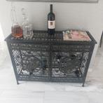 Mooi  gietijzeren wijnrek 105x77x37 zgan laatste kans €99, Ophalen, Overige materialen, Zo goed als nieuw, 25 flessen of meer