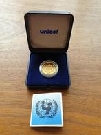 Unicef, Goud, 1979, jaar van het kind, 7 gr 0.900, Postzegels en Munten, Edelmetalen en Baren, Goud, Ophalen of Verzenden